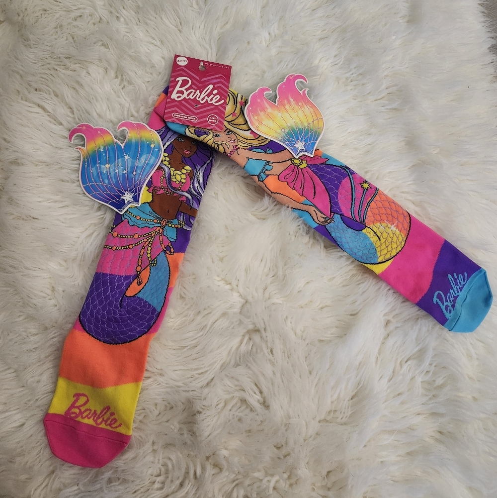 Barbie Multicolor Mermaid Socks